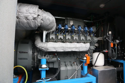 silnik kogeneracyjny do produkcji energii elektrycznej z metanu