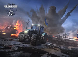 Zostań rolnikiem kradnącym czołg w Ukrainian fArmy